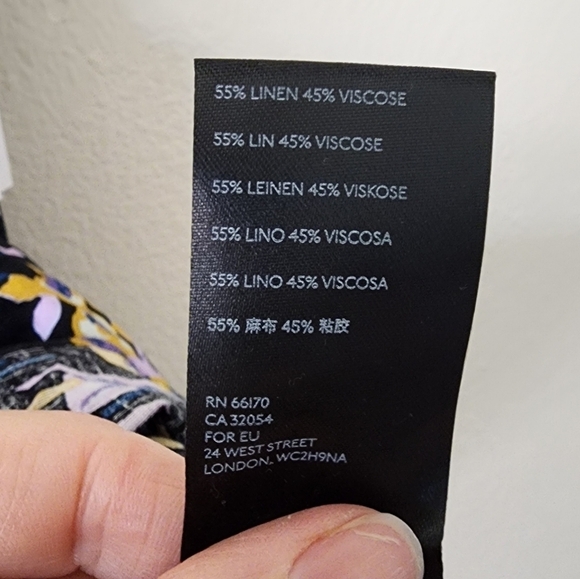 Free People Summer In Tulum Linen Blend Tunic XS NWT - Picture 8 of 8